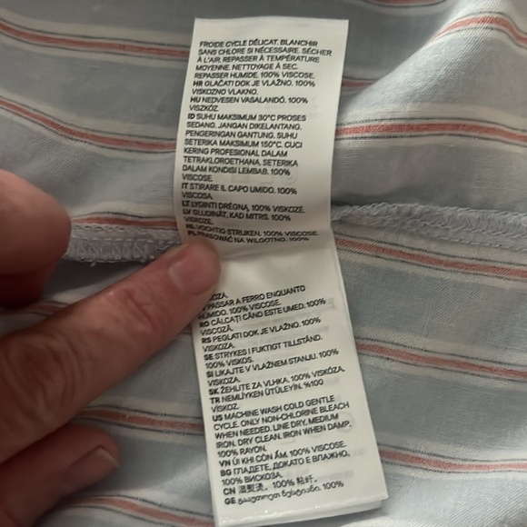 H&M Tie Strap Shoulder - size 8 - Picture 7 of 8